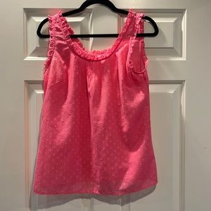 Lilly Pulitzer Pink Sleeveless Blouse